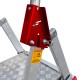 Escalera plegable con amplia plataforma de trabajo PL3 3 Peldaños